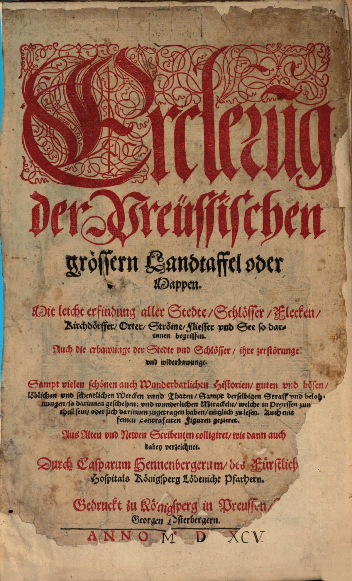 Hennenberger Title Page