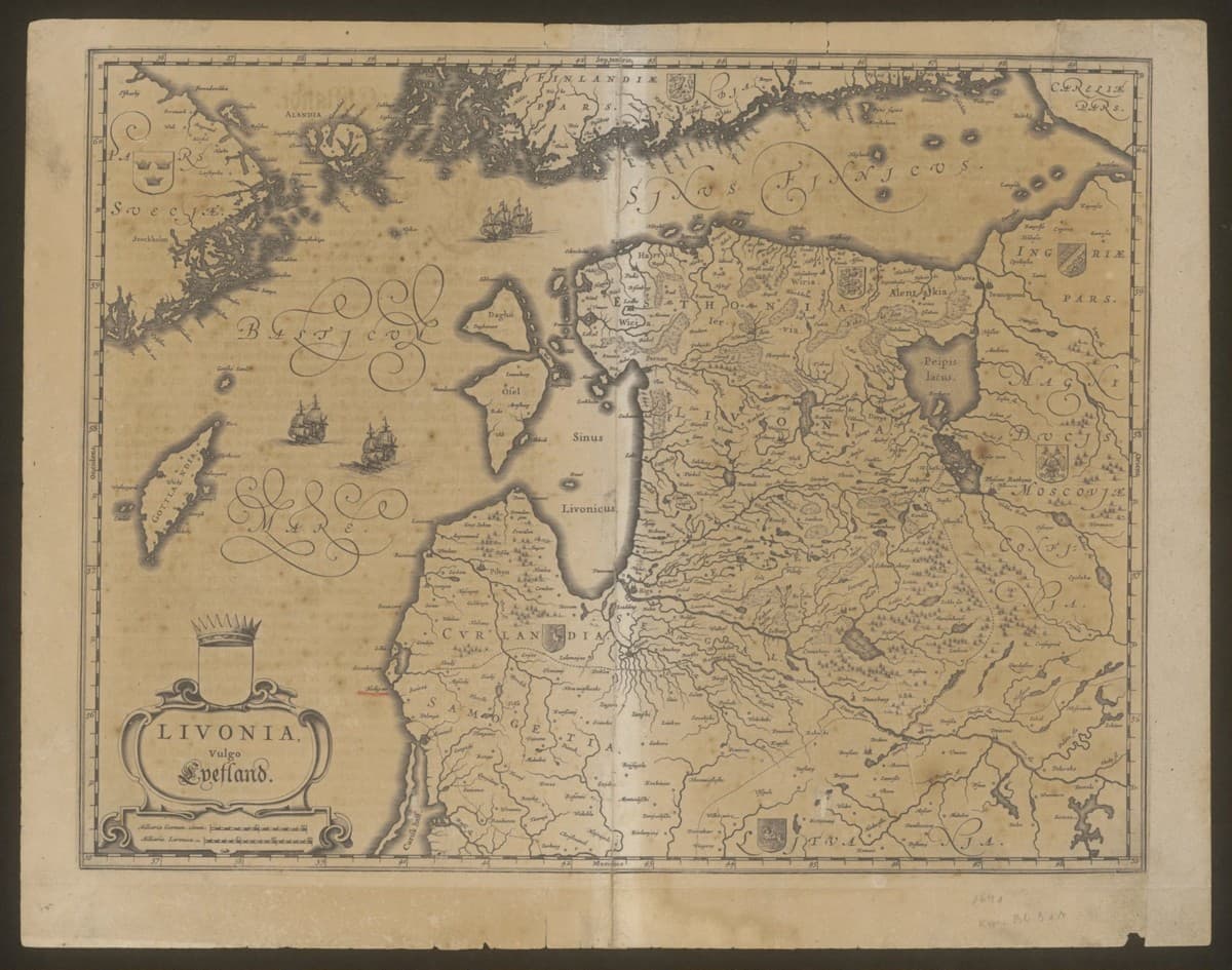 Blaeu’s Livonia