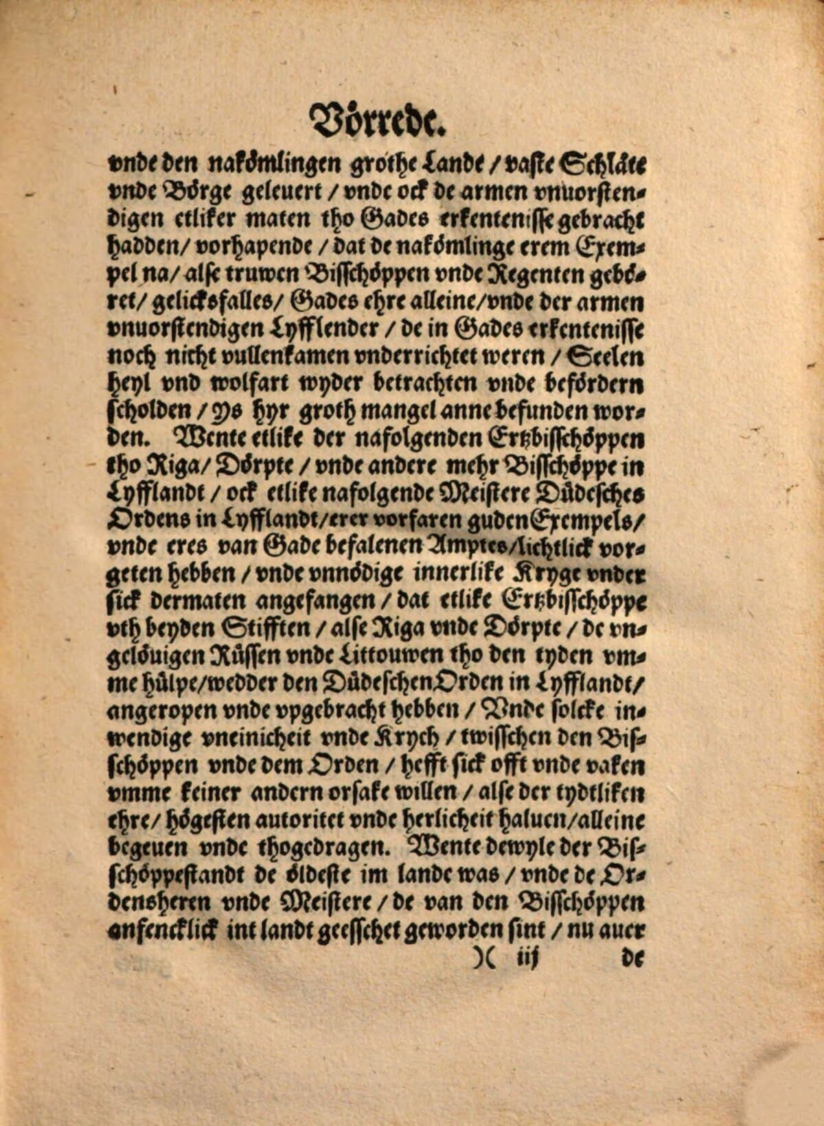 Russow’s Chronicle — Title